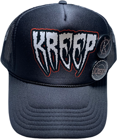 Blk/Red Kreep Trucker Hat